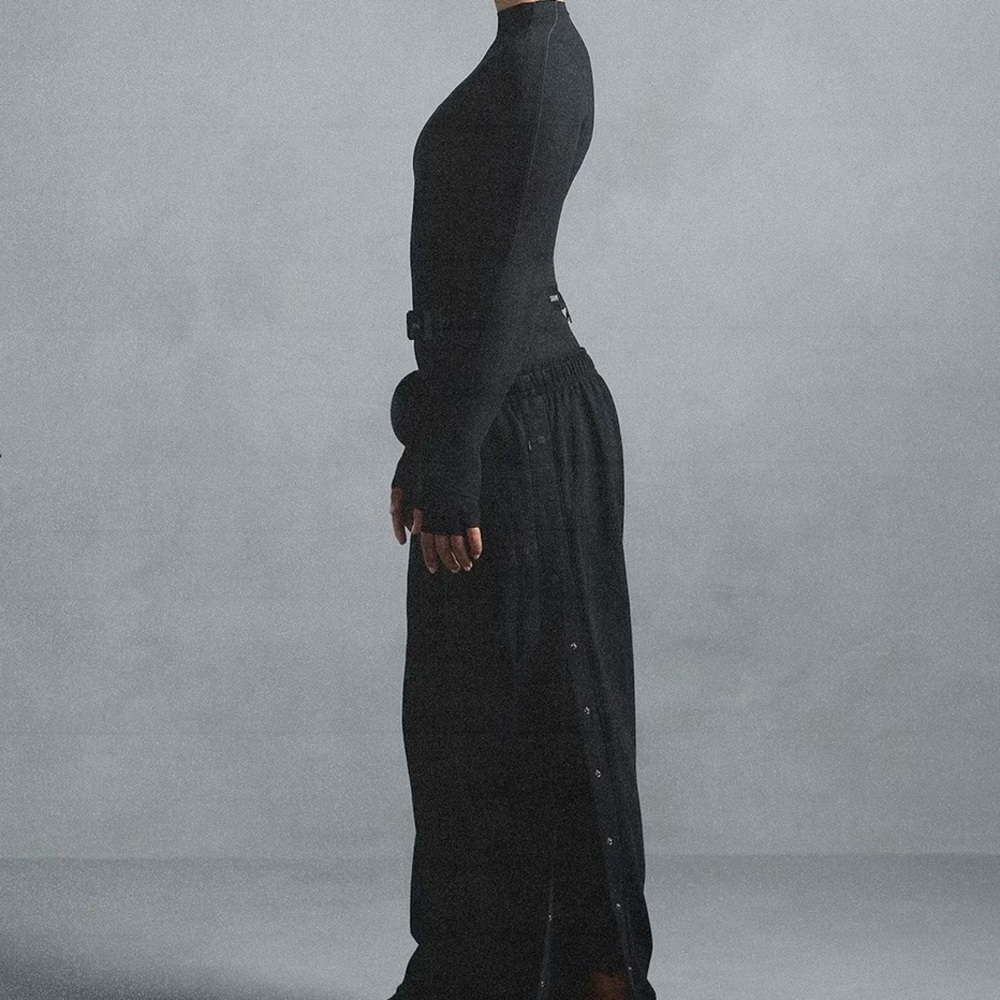 NIKE SKIMS BLACK TRACK PANTS